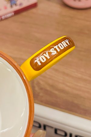 Toy Story Buzz Lightyear Ceramic Water Cup - Cute Kids' Mug for Milk, Oatmeal, Breakfast - Fun Cartoon Design