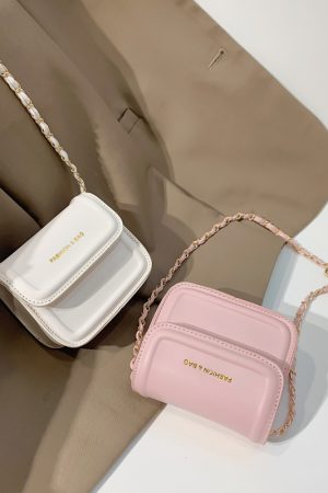 Trendy 2025 Summer High-End Mini Square Crossbody Bag for Women - Versatile Chain Design