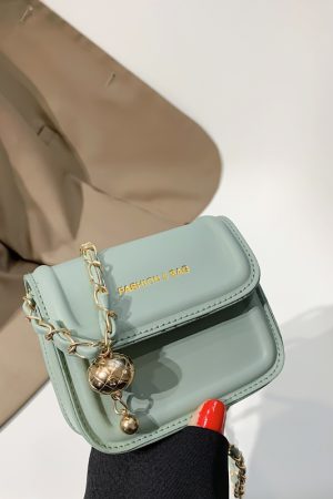 Trendy 2025 Summer High-End Mini Square Crossbody Bag for Women - Versatile Chain Design