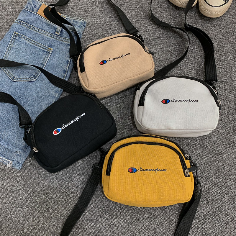 Trendy Canvas Crossbody Bag for Women - Versatile Small Bag for Spring Summer 2025 - Fresh Y2K Style Trendy Canvas Crossbody Bag for Women - Versatile Small Bag for Spring Summer 2025 - Fresh Y2K Style