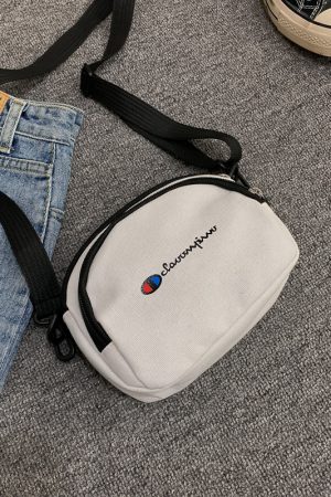 Trendy Canvas Crossbody Bag for Women - Versatile Small Bag for Spring Summer 2025 - Fresh Y2K Style