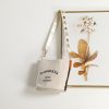 Trendy Canvas Shoulder Bag 2024 Korean Style Crossbody for College Students, Chic Bucket Bag Design for Women