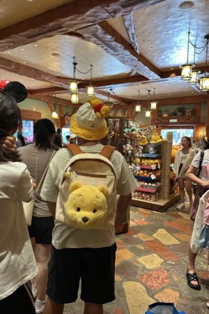 Trendy Cartoon Winnie the Pooh Plush Backpack - Large Capacity Shoulder Bag for School, Autumn and Winter Fashion