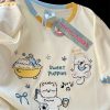Trendy Color-Block Embroidered Cute Cat Short Sleeve T-Shirt for Women - Summer Fashion Must-Have