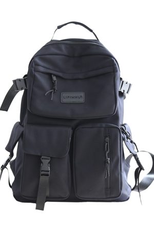 Trendy Colorful Backpack for Men and Women - Fashionable Double-Shoulder School Bag for Students, Perfect for Elementary and Middle School