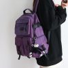 Trendy Colorful Backpack for Men and Women - Fashionable Double-Shoulder School Bag for Students, Perfect for Elementary and Middle School