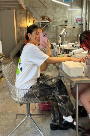 Trendy Earth Tone Camouflage Loose Tapered Pants - Playful Street Fashion Inspired by 90s and Y2K Styles