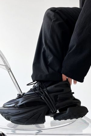 Trendy European Space Shoes for Men and Women - Niche Couple Tech Yacht Sneakers, Bullet Dad Style