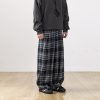 Trendy High-End Checkered Drape Loose Casual Pants for Men - Wide-Leg Straight Trousers, Effortless Y2K Style