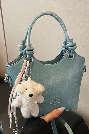 Trendy High-End Small Shoulder Crossbody Bag for Women, 2025 Niche Design Letter Print Vegetable Basket Style