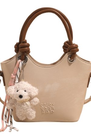 Trendy High-End Small Shoulder Crossbody Bag for Women, 2025 Niche Design Letter Print Vegetable Basket Style