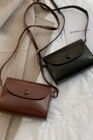 Trendy Korean Mini Shoulder Crossbody Bag for Women, Retro Phone Bag, Versatile Spring/Summer Design, New Model 2025