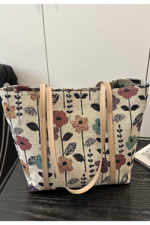 Trendy Large Capacity Tote Bag for Women, Korean Style Shoulder Bag, Versatile High-End Commuting Bag for Summer 2025
