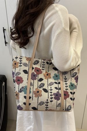 Trendy Large Capacity Tote Bag for Women, Korean Style Shoulder Bag, Versatile High-End Commuting Bag for Summer 2025