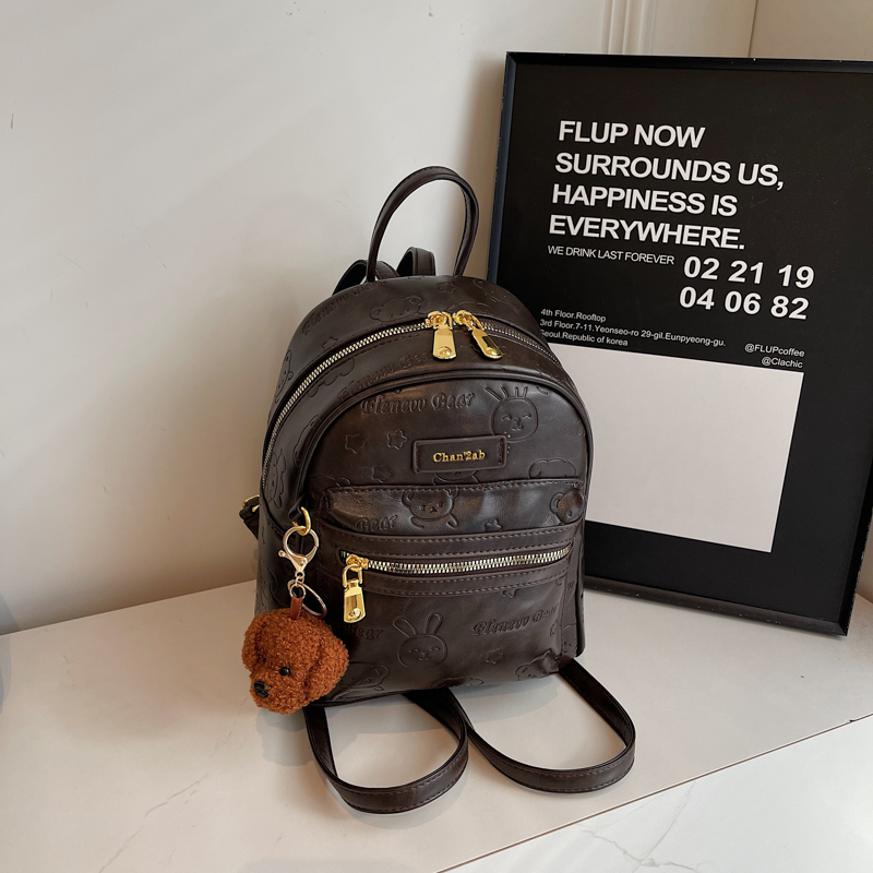 Trendy Mini Backpack for Women - High-End Graffiti Double Shoulder Bag, Stylish Pressure Change Design, 2025 New Model Trendy Mini Backpack for Women - High-End Graffiti Double Shoulder Bag, Stylish Pressure Change Design, 2025 New Model