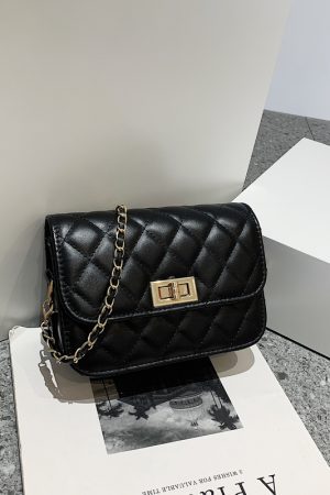 Trendy Mini Chain Crossbody Bag for Women - Versatile Small Square Shoulder Bag for Summer 2025 Fashion