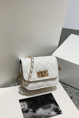 Trendy Mini Chain Crossbody Bag for Women - Versatile Small Square Shoulder Bag for Summer 2025 Fashion