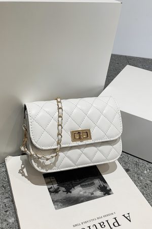 Trendy Mini Chain Crossbody Bag for Women - Versatile Small Square Shoulder Bag for Summer 2025 Fashion