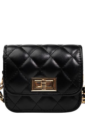 Trendy Mini Chain Crossbody Bag for Women - Versatile Small Square Shoulder Bag for Summer 2025 Fashion