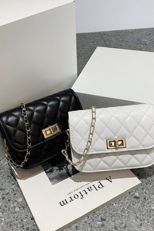 Trendy Mini Chain Crossbody Bag for Women - Versatile Small Square Shoulder Bag for Summer 2025 Fashion