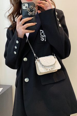 Trendy Mini Crossbody Handbag for Women - Versatile Chain Clutch Bag for Summer 2025 Fashion