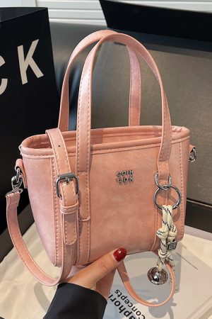 Trendy Mini Handbag for Women - Casual Tote Bucket Bag, Vegetable Basket Design, 2025 Fashion Crossbody Shoulder Bag