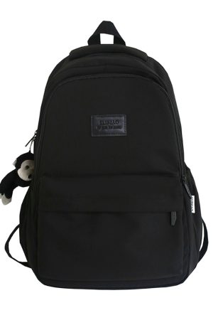 Trendy Minimalist Women's Backpack for School - Mid-High Capacity, Dirt-Resistant, Double Shoulder Design