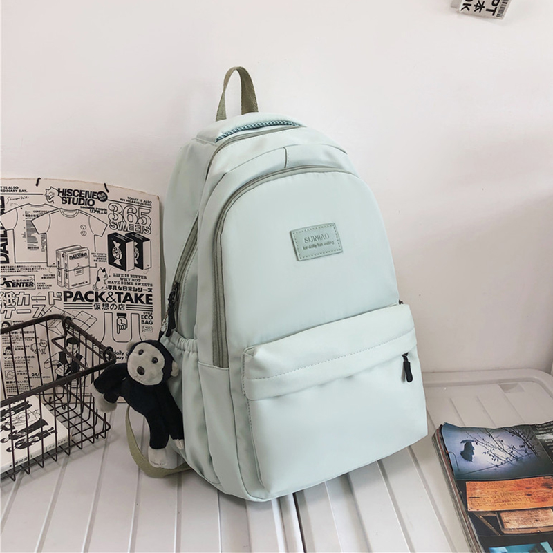 Trendy Minimalist Women's Backpack for School - Mid-High Capacity, Dirt-Resistant, Double Shoulder Design Trendy Minimalist Women's Backpack for School - Mid-High Capacity, Dirt-Resistant, Double Shoulder Design