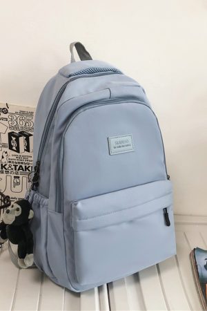 Trendy Minimalist Women's Backpack for School - Mid-High Capacity, Dirt-Resistant, Double Shoulder Design