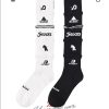 Trendy Multi-Layered Letter Print Long Knee-High Sports Socks for Men and Women - Skateboard & Football Style