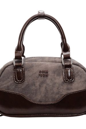 Trendy Patchwork Design Handheld Pillow Bag for Women - Retro Small Handbag, 2025 Fashion Crossbody Style