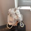Trendy Pearl Bucket Bag for Women, Summer 2025 Fairy Crossbody Bag, Textured Versatile Niche Style