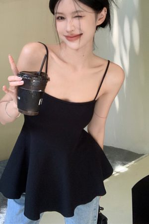 Trendy Plus Size Strapless Camisole for Women - Flattering Slim Fit Sleeveless Summer Outerwear