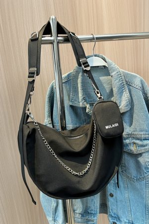 Trendy Purple Women's Large Capacity Crossbody Bag - Versatile Sports Casual Underarm Dumpling Style for 2025 Fashion