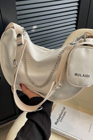 Trendy Purple Women's Large Capacity Crossbody Bag - Versatile Sports Casual Underarm Dumpling Style for 2025 Fashion