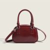 Trendy Red Handbag for Women - Autumn Winter 2023 Korean Style Tote Bowling Bag, Versatile Crossbody Small Square Design