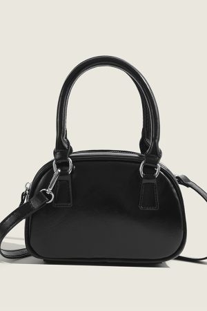 Trendy Red Handbag for Women - Autumn Winter 2023 Korean Style Tote Bowling Bag, Versatile Crossbody Small Square Design