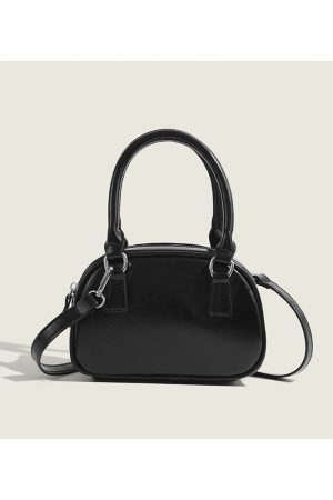 Trendy Red Handbag for Women - Autumn Winter 2023 Korean Style Tote Bowling Bag, Versatile Crossbody Small Square Design