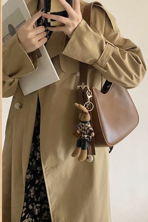 Trendy Retro Crescent Crossbody Bag for Women - 2024 French Niche Underarm Style