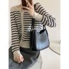 Trendy Retro Crescent Crossbody Bag for Women - 2024 French Niche Underarm Style