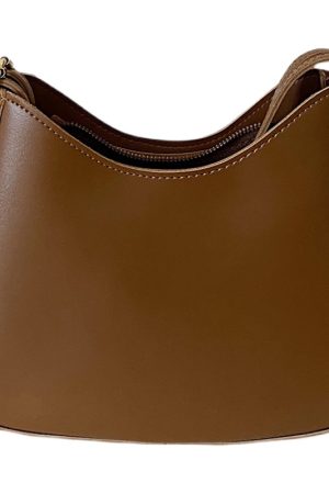 Trendy Retro Crescent Crossbody Bag for Women - 2024 French Niche Underarm Style