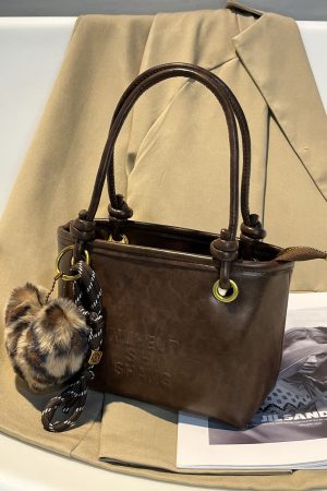 Trendy Retro Heart-Shaped Bucket Tote Bag 2025 - Stylish Women's Shoulder & Crossbody Bag