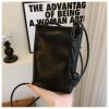 Trendy Silver Mini Handbag for Women - 2025 Summer Versatile Chain Shoulder Crossbody Phone Bag