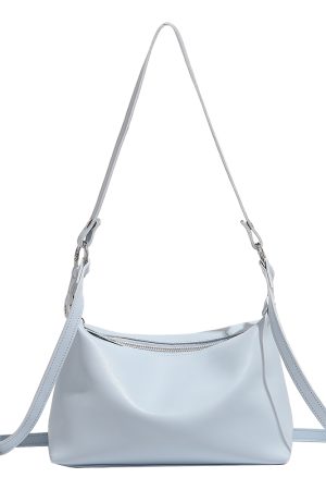 Trendy Soft Leather Underarm Baguette Bag - Versatile Shoulder Crossbody Bag for Women - Fashionable Small Bag 2024