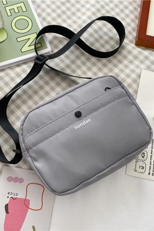 Trendy Summer Canvas Crossbody Bag for Women - Versatile Niche Design 2025 Fashion Essential