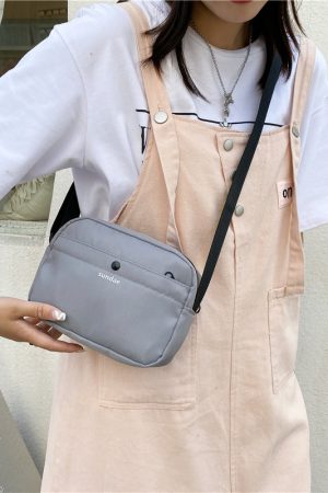 Trendy Summer Canvas Crossbody Bag for Women - Versatile Niche Design 2025 Fashion Essential
