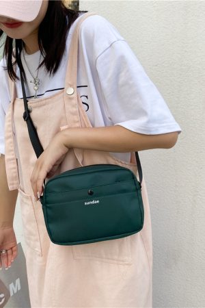 Trendy Summer Canvas Crossbody Bag for Women - Versatile Niche Design 2025 Fashion Essential