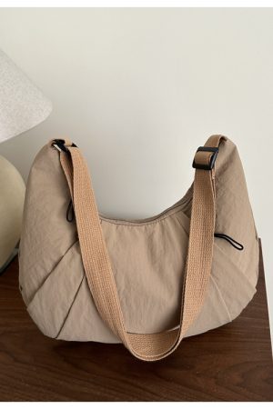 Trendy Summer Women's Casual Dumpling Bag - Large Capacity Commuter Shoulder Crossbody Bag for 2025 Fashion