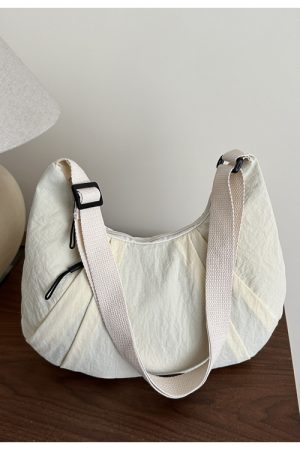 Trendy Summer Women's Casual Dumpling Bag - Large Capacity Commuter Shoulder Crossbody Bag for 2025 Fashion