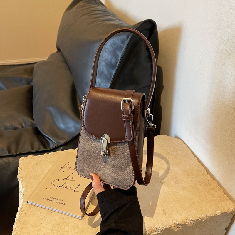 Trendy Textured Small Square Handbag for Women - Casual Versatile Phone Bag, 2025 Fashion Must-Have Trendy Textured Small Square Handbag for Women - Casual Versatile Phone Bag, 2025 Fashion Must-Have